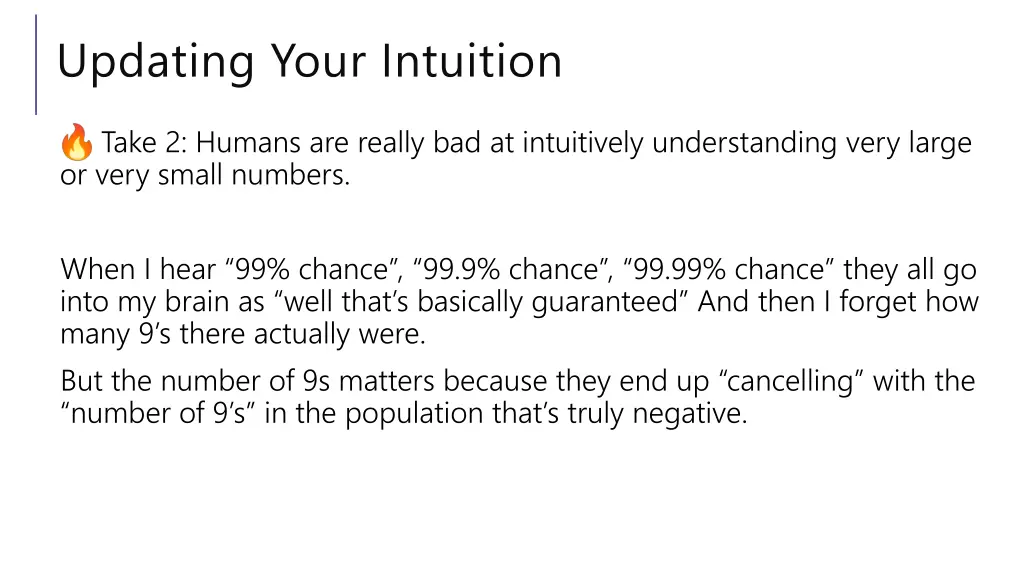 updating your intuition 1