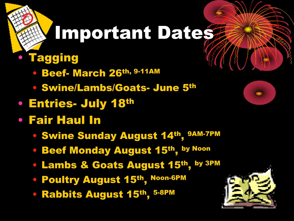 important dates tagging beef march 26 th 9 11am