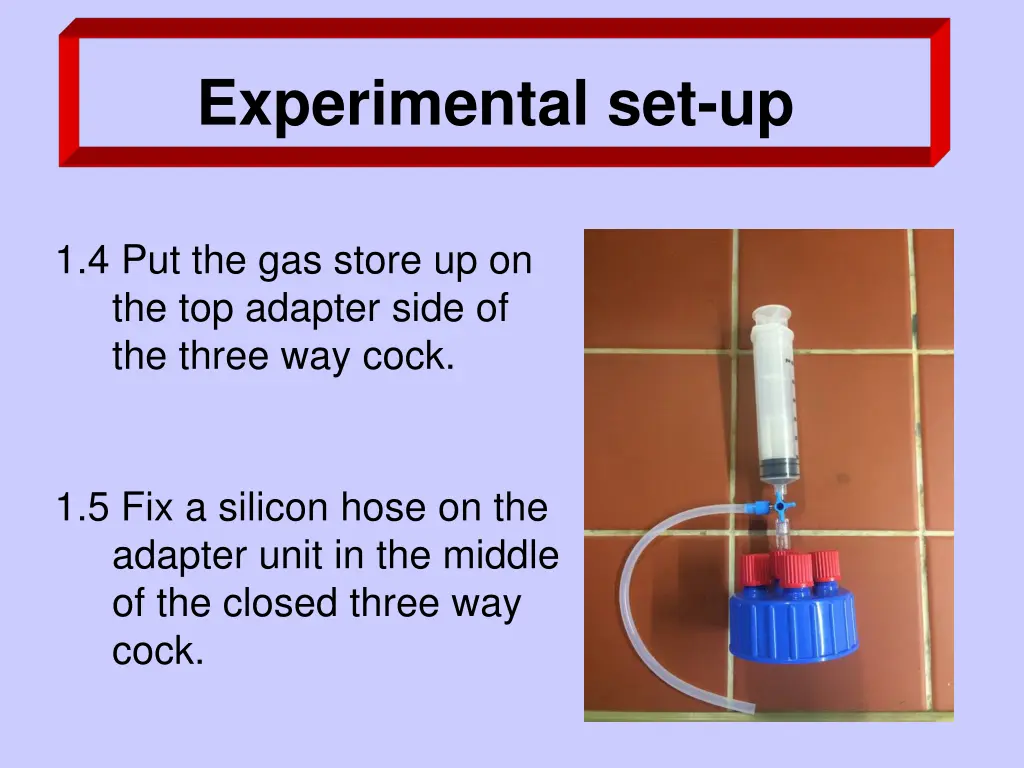 experimental set up 2