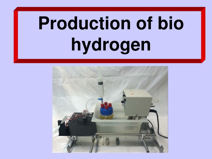 production of bio hydrogen