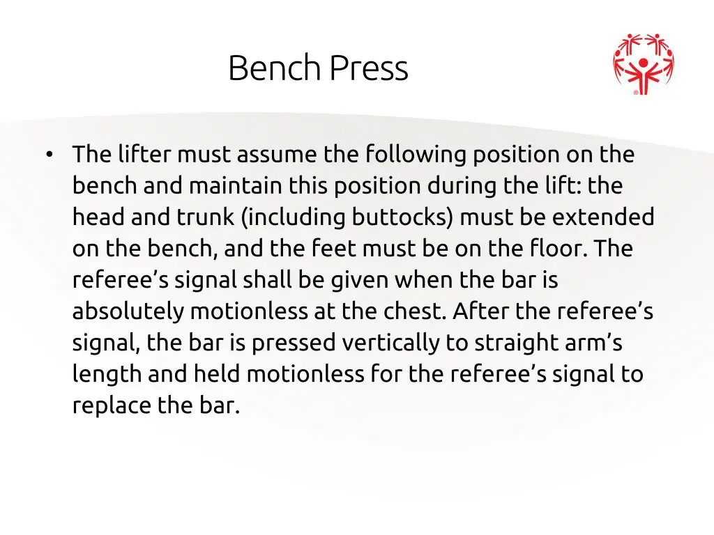 bench press