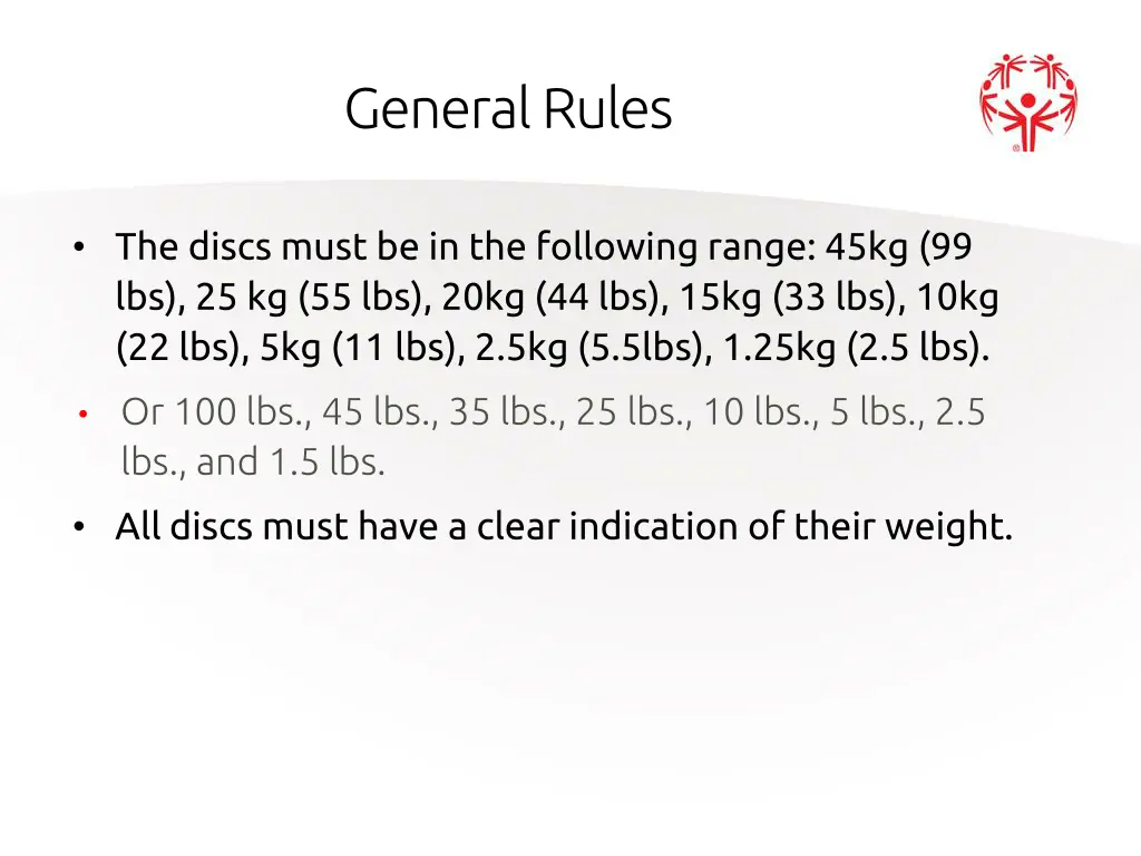 general rules 1