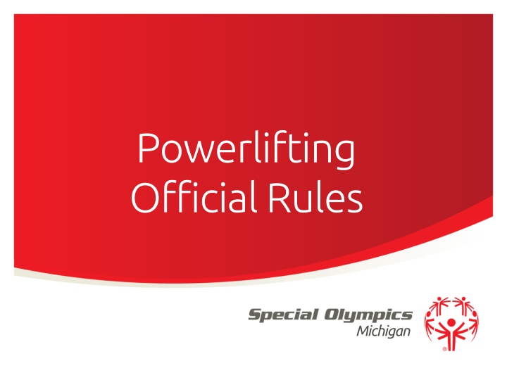 powerlifting official rules