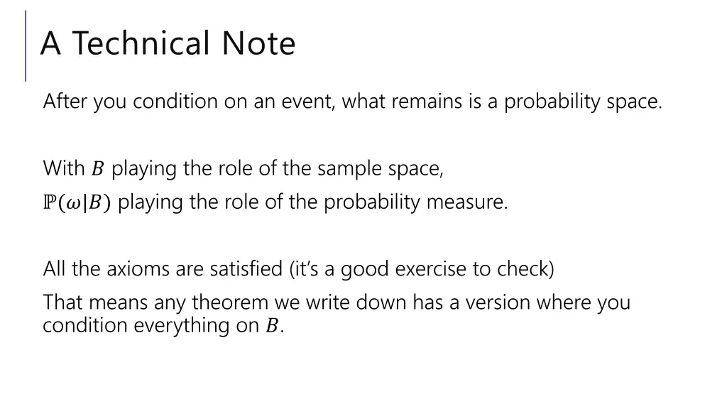 a technical note