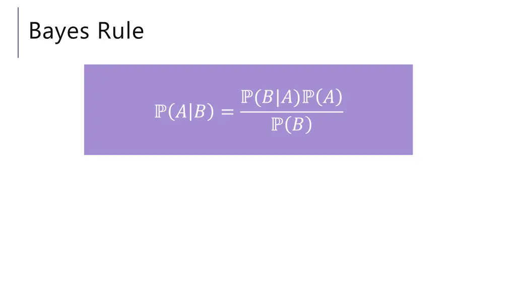 bayes rule 1