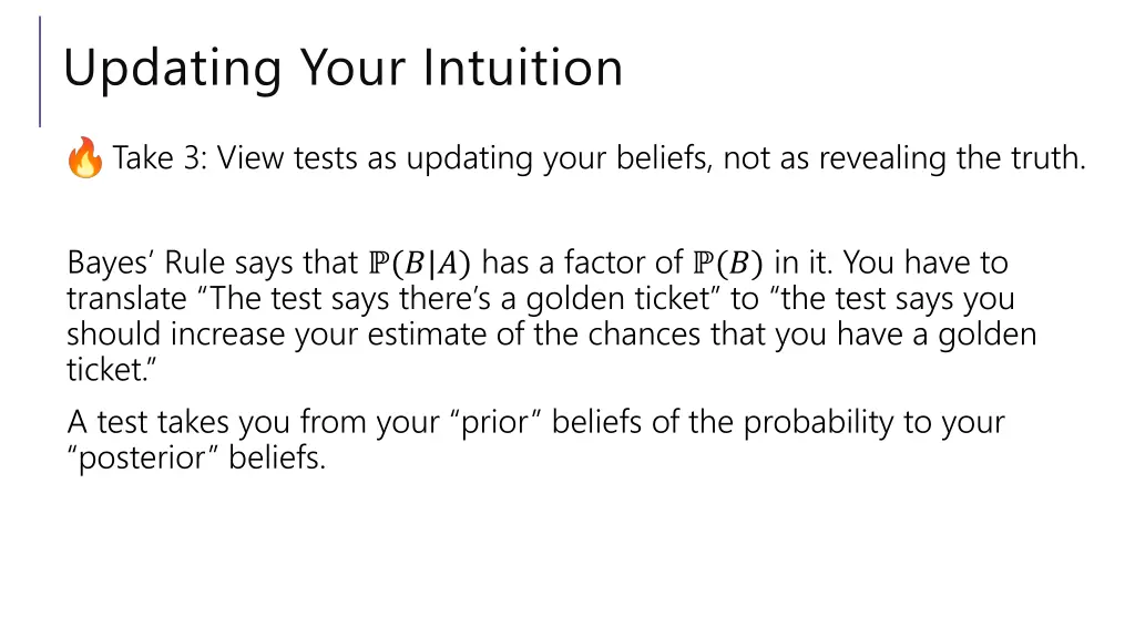 updating your intuition 2