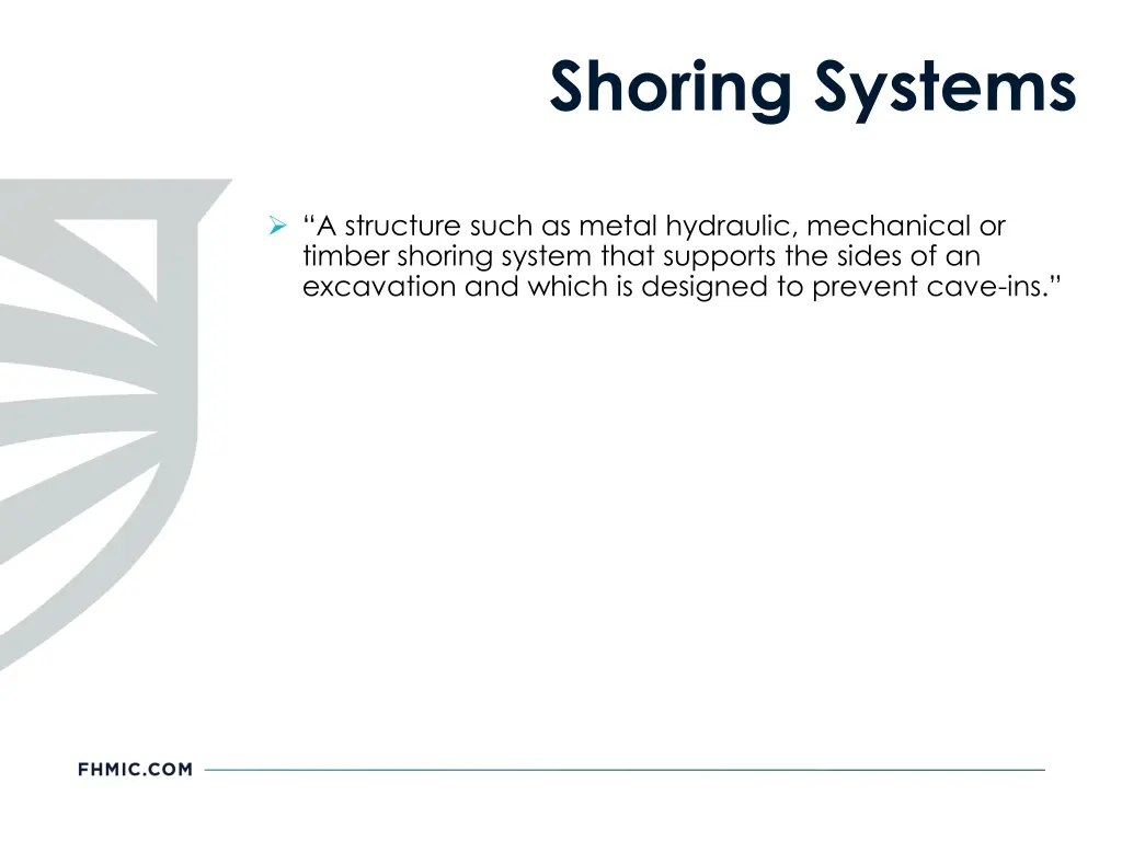 shoring systems