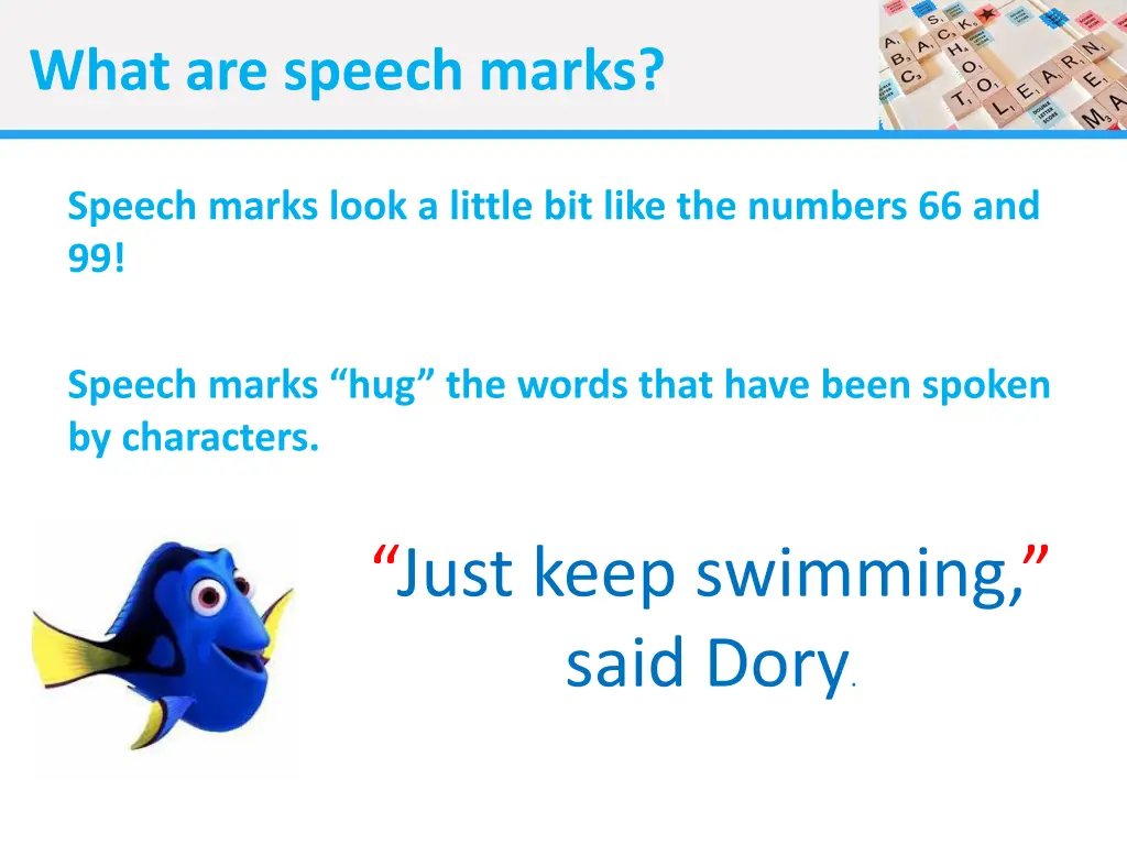 what are speech marks