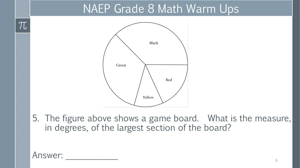 naep grade 8 math warm ups 1