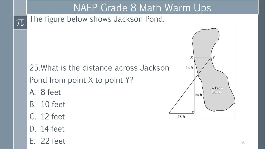 naep grade 8 math warm ups the figure below shows