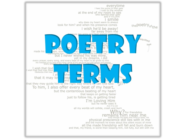 poetry terms