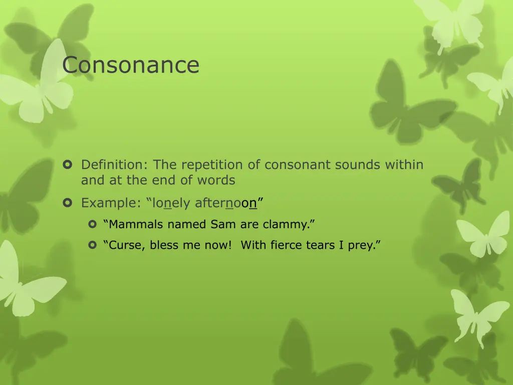 consonance