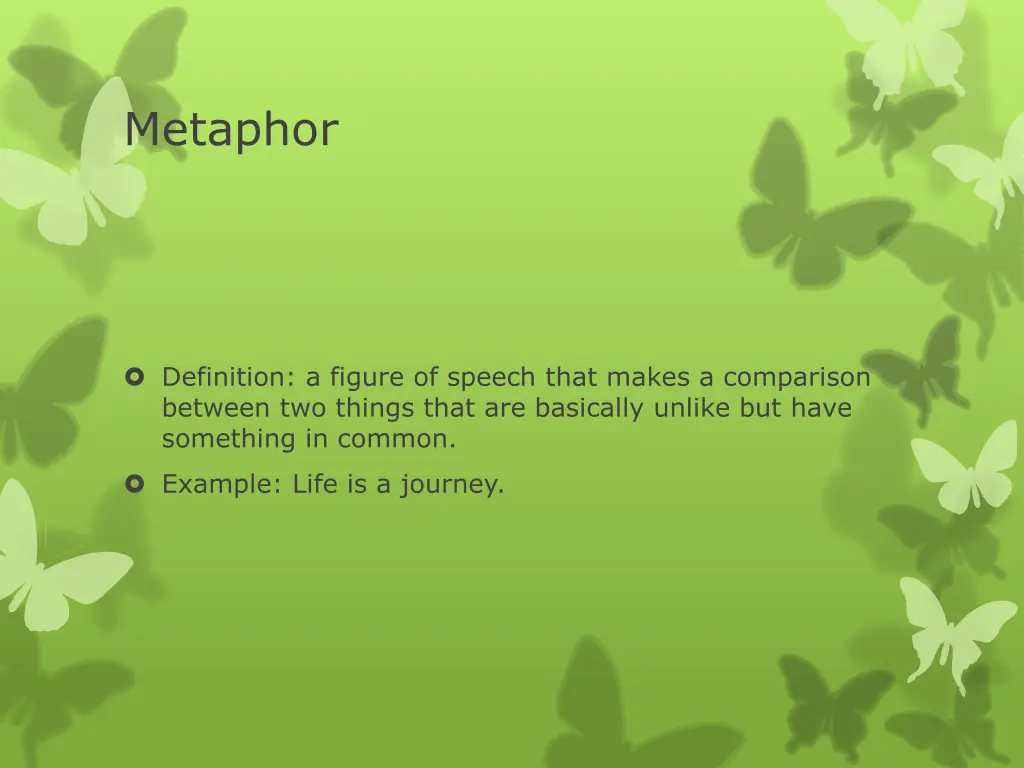 metaphor