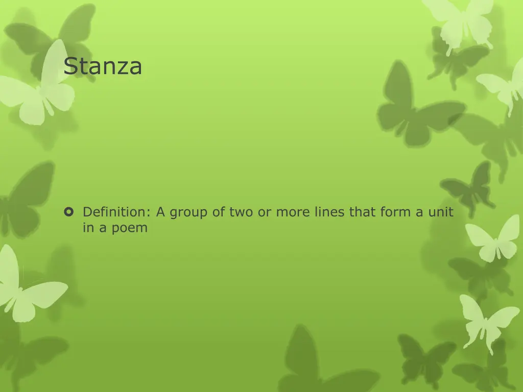 stanza