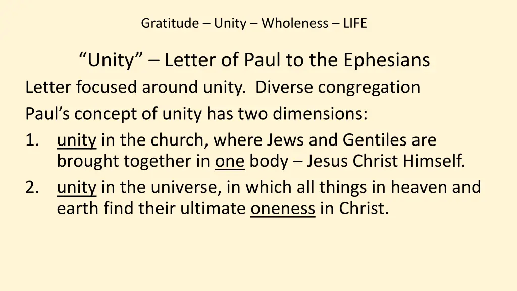 gratitude unity wholeness life 10