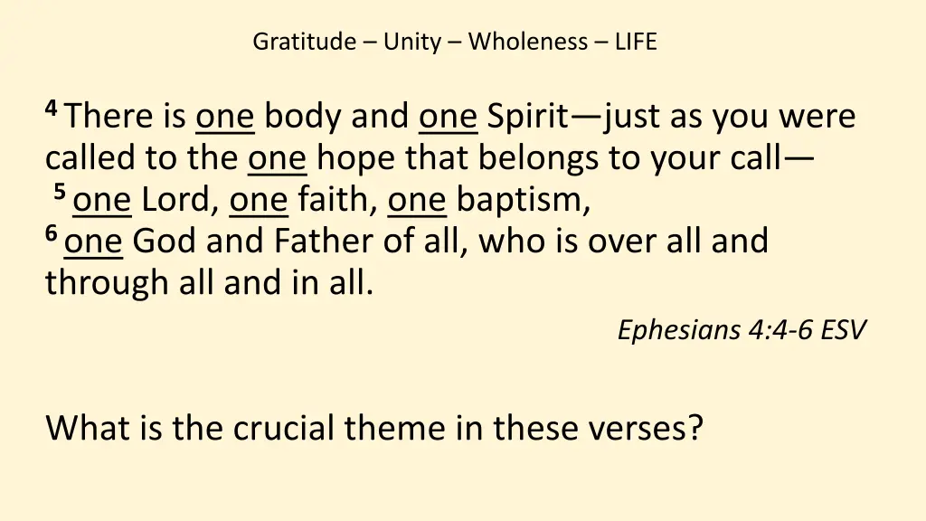 gratitude unity wholeness life 13