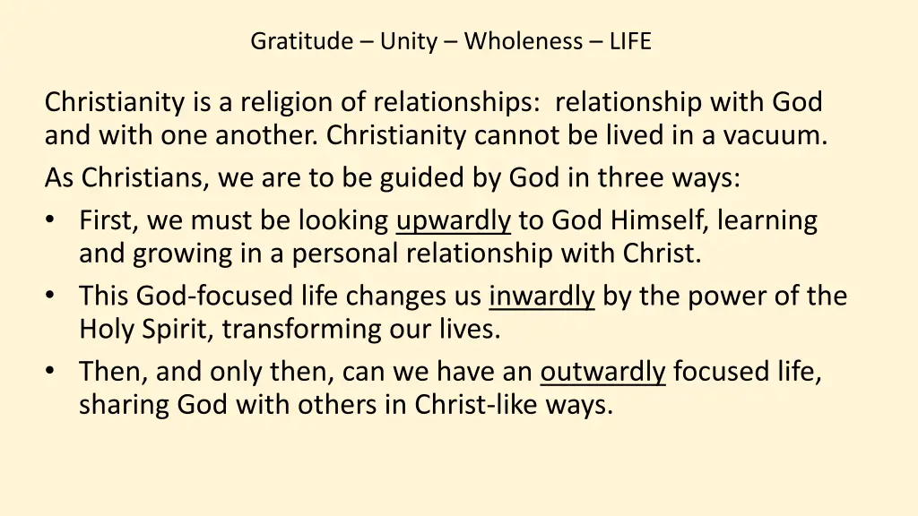 gratitude unity wholeness life 14