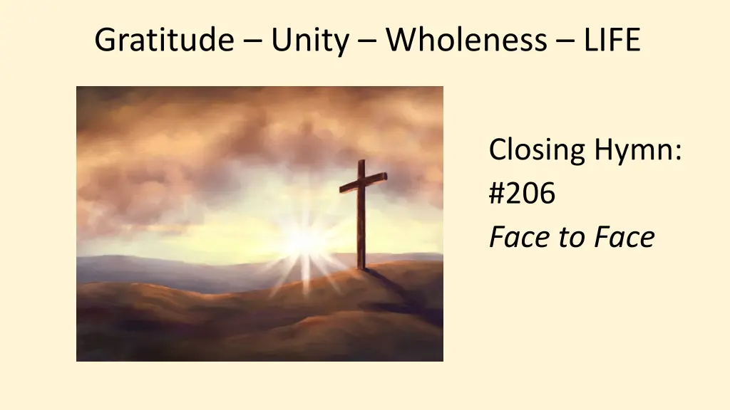 gratitude unity wholeness life 22