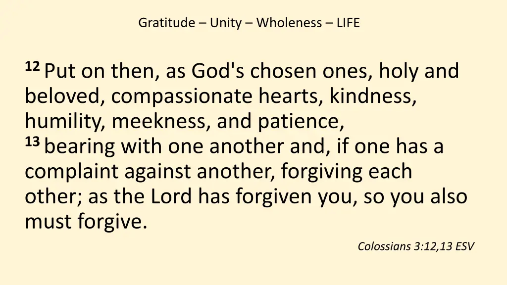 gratitude unity wholeness life 3