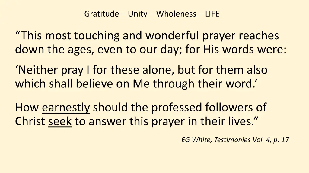 gratitude unity wholeness life 7