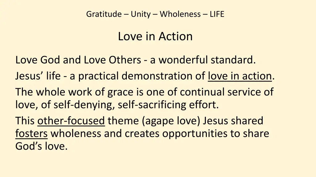 gratitude unity wholeness life 9