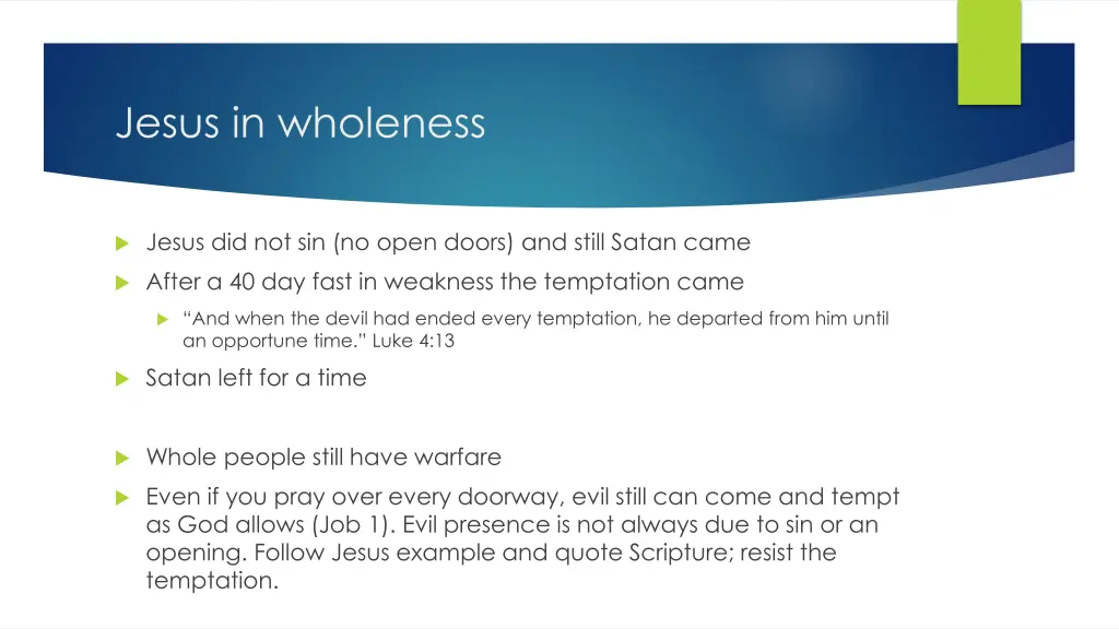 jesus in wholeness