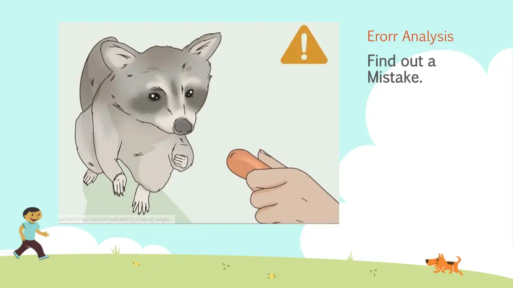 erorr analysis find out a find out a mistake 1