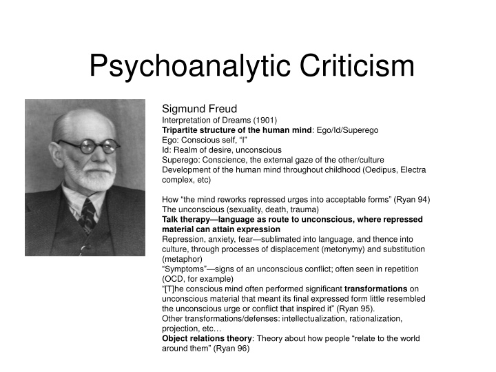 psychoanalytic criticism