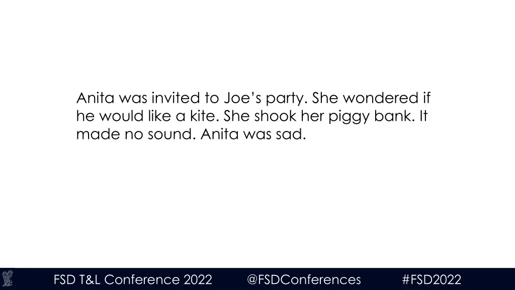 anita was invited to joe s party she wondered