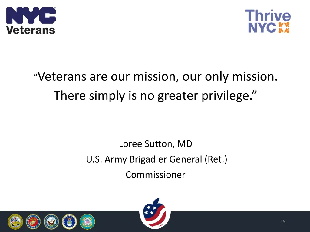 veterans are our mission our only mission there