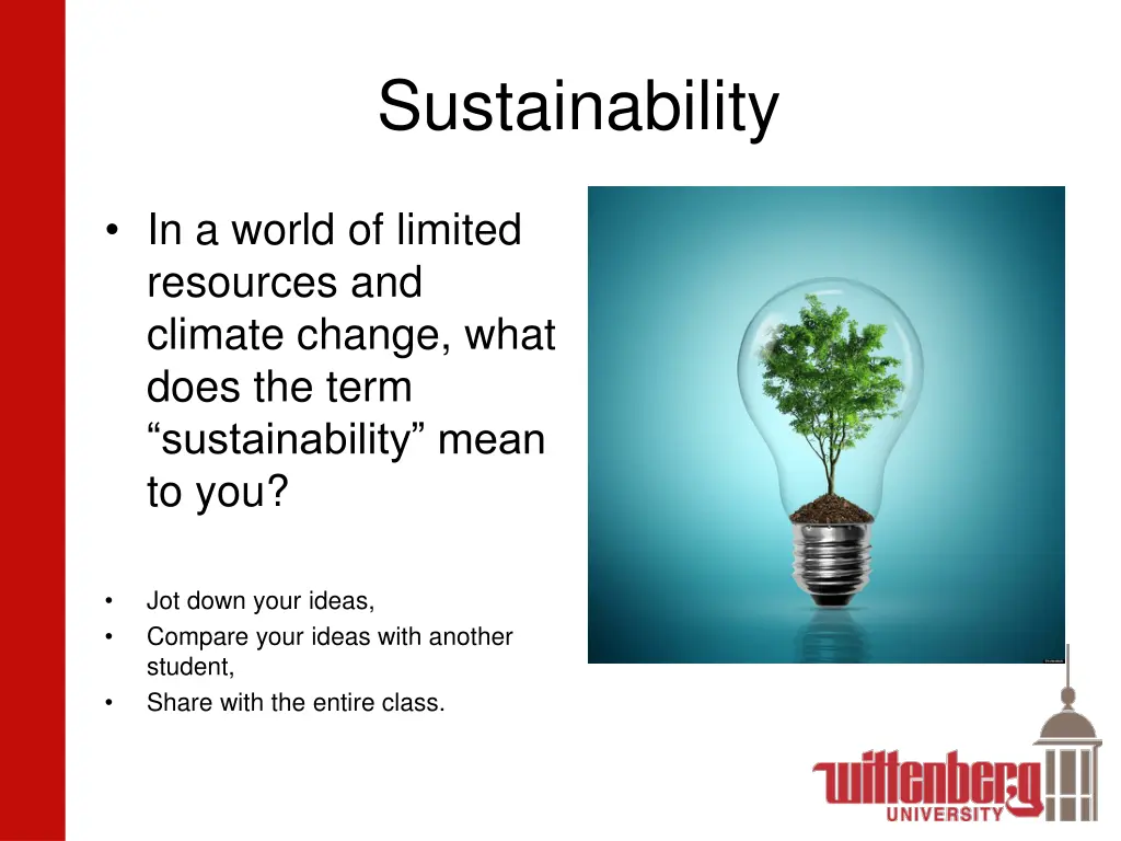 sustainability