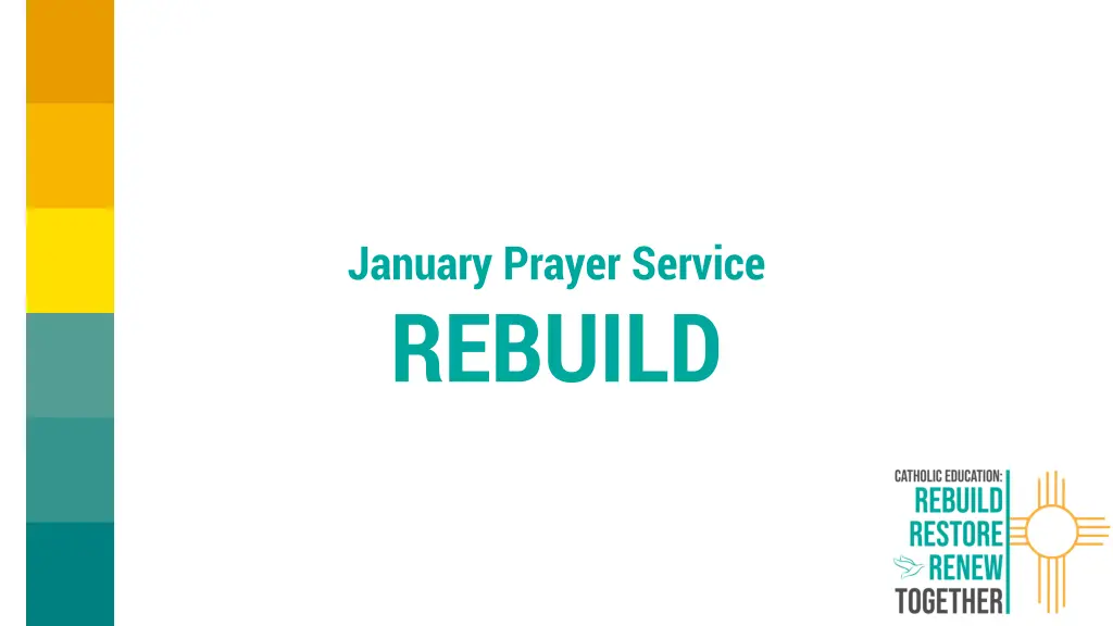 january prayer service rebuild