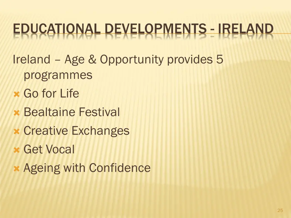 educational developments ireland