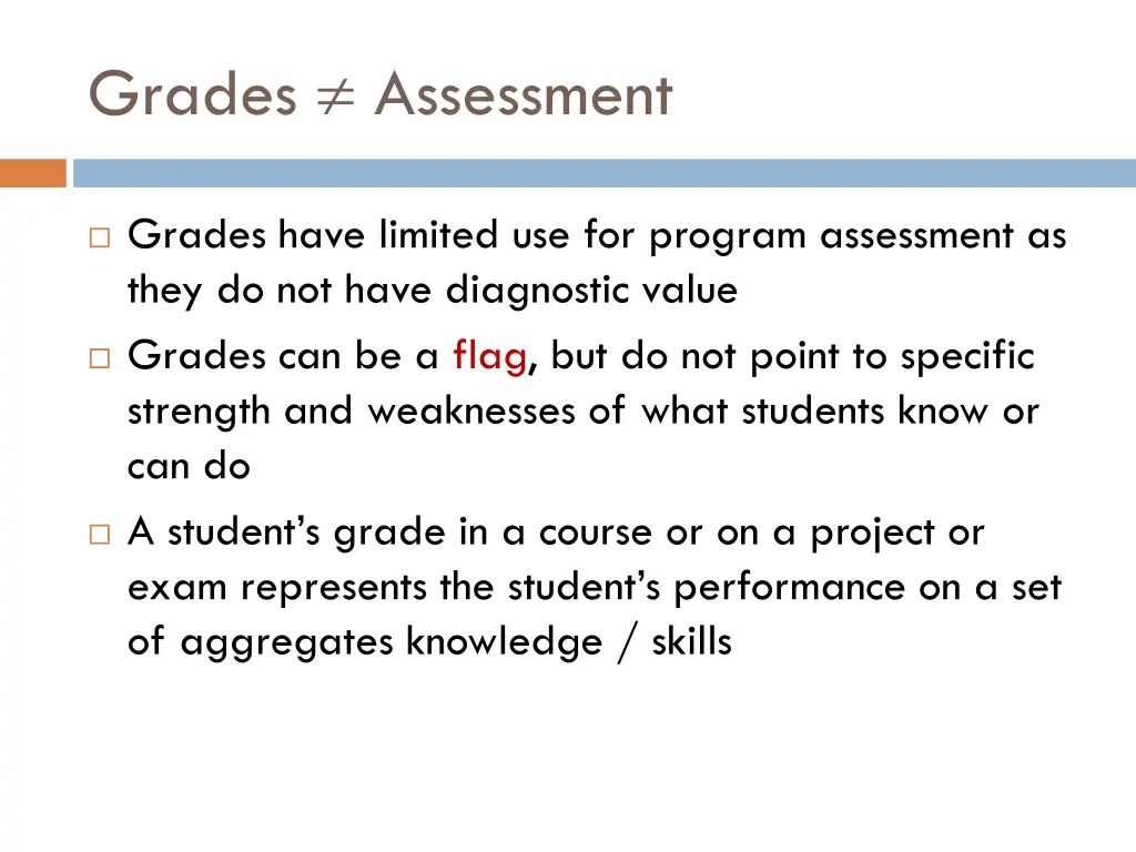 grades assessment