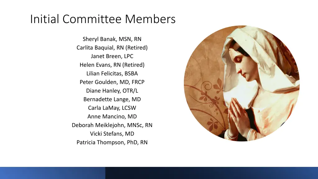 initial committee members