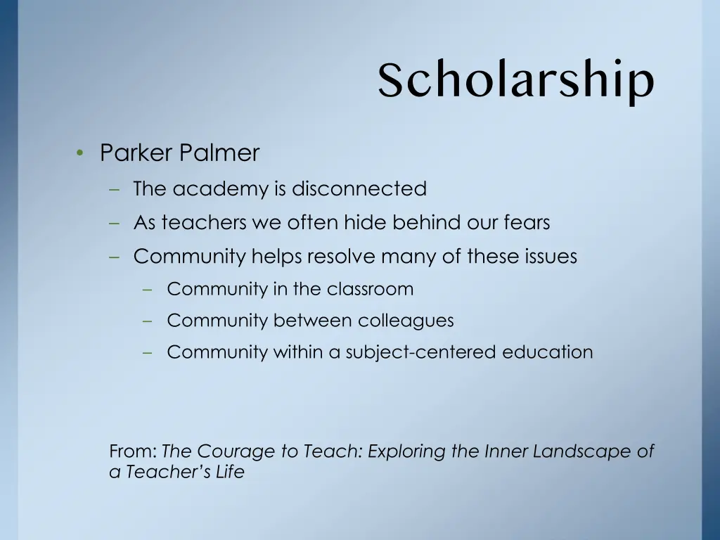 scholarship