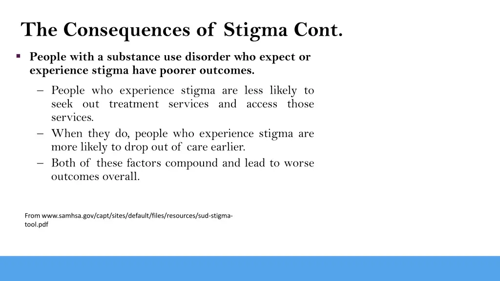 the consequences of stigma cont 1