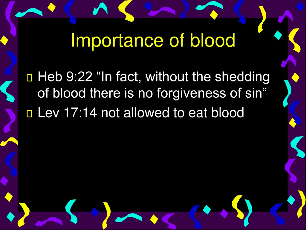 importance of blood