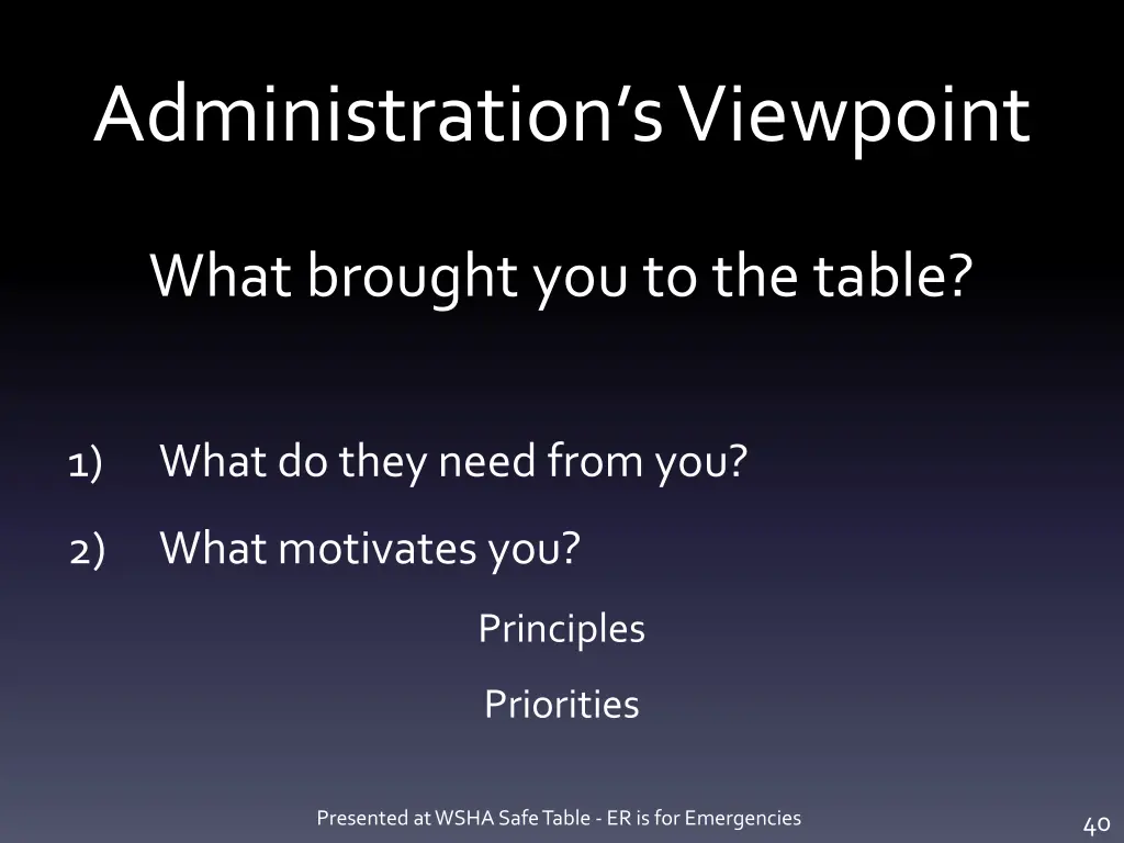 administration s viewpoint 1