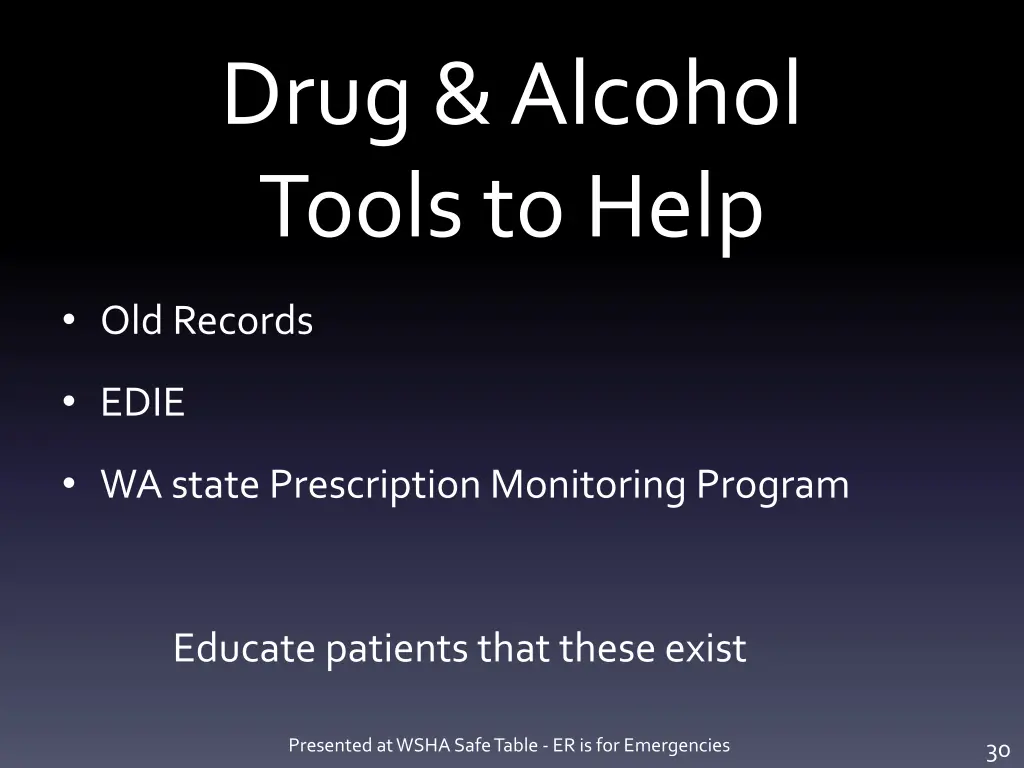 drug alcohol tools to help