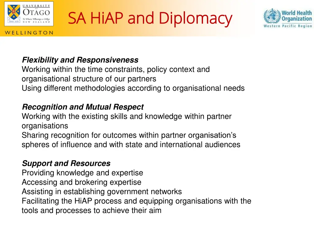 sa sa hiap hiap and diplomacy and diplomacy