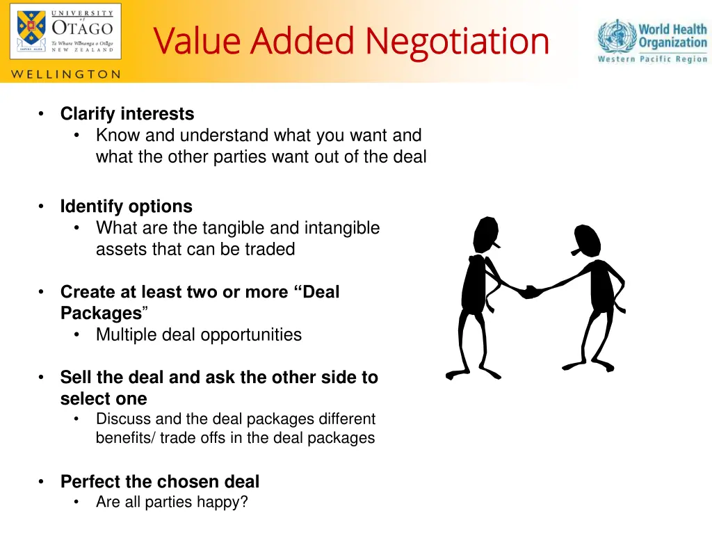 value added negotiation value added negotiation