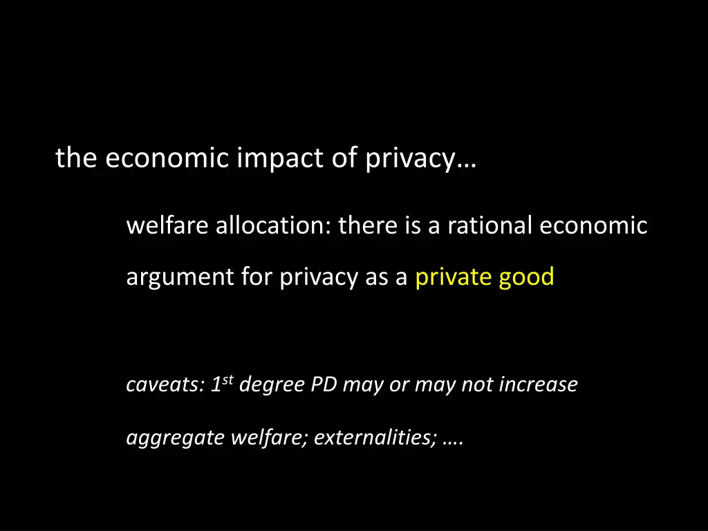 the economic impact of privacy 3