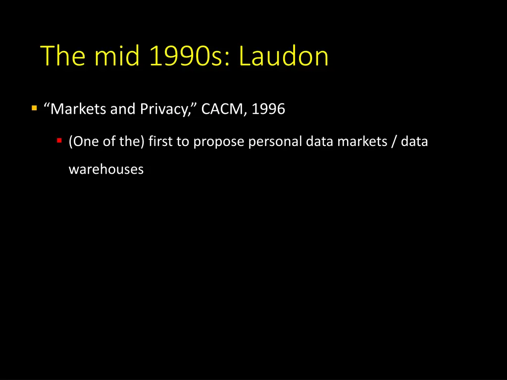 the mid 1990s laudon