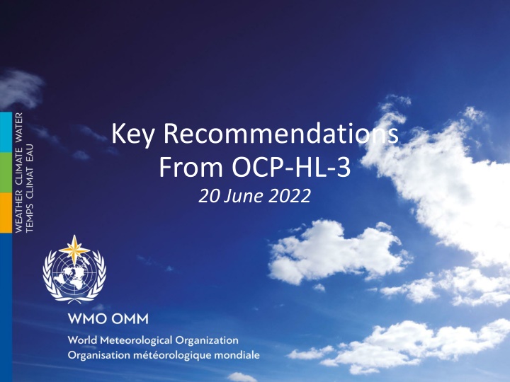 key recommendations from ocp hl 3 20 june 2022