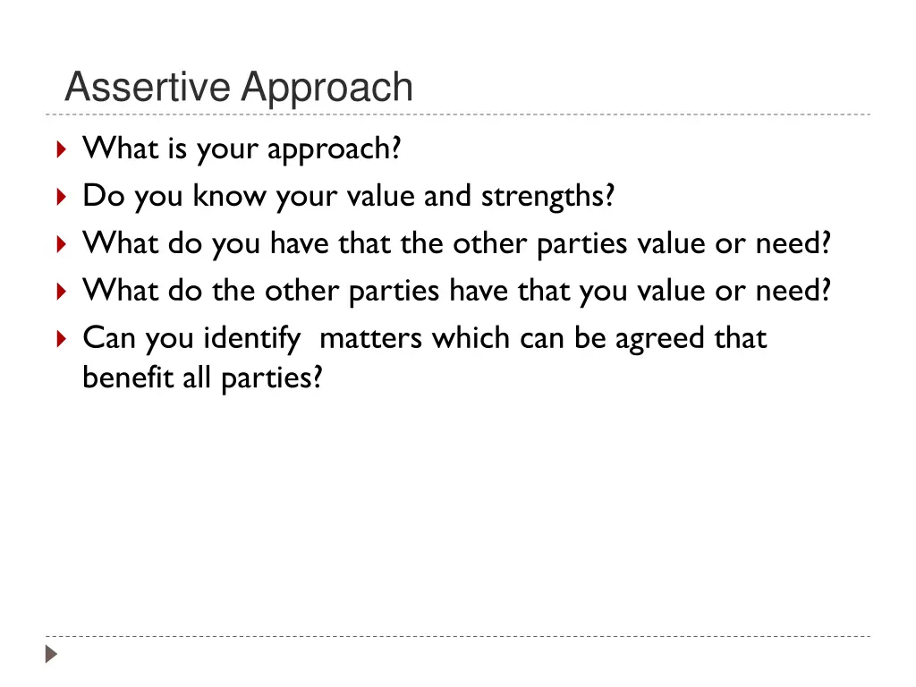 assertive approach 1