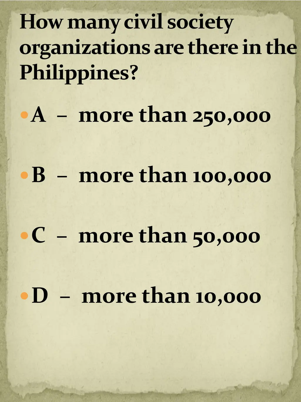 how many civil society organizations are there