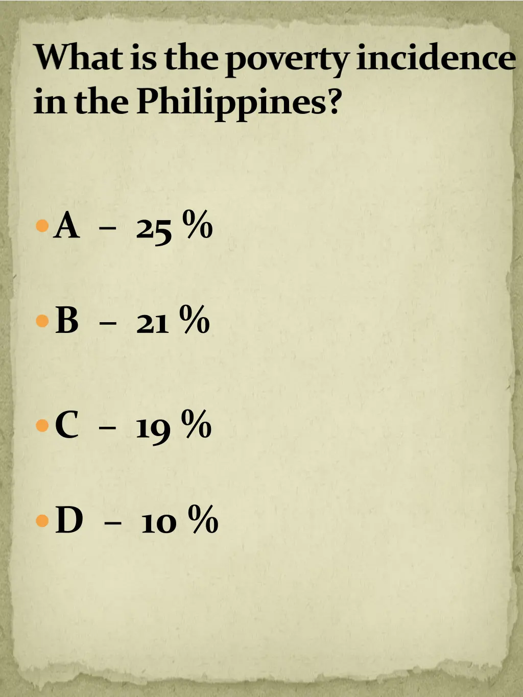 what is the poverty incidence in the philippines