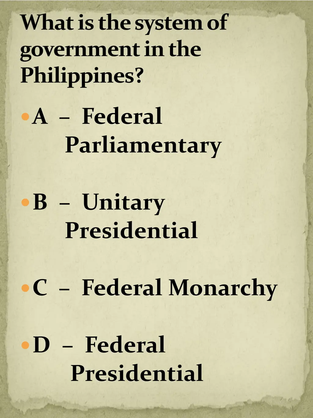 what is the system of government