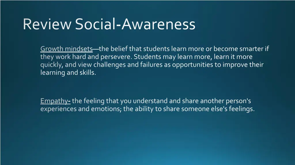 review social awareness 1